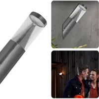 Cheqo LED Wandlamp Schuin - Buitenlamp - Tuinlamp - Multifunctioneel - 3w - 30.5cm Lang - ø7.6cm - 220-240v - Zonder Adapter