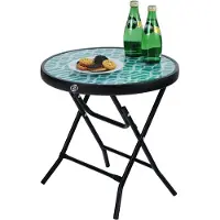 OEM Bijzettafel Buiten - Bijzettafel Tuin - Salontafel Buiten - Salontafel Tuin - Koffietafel Buiten - Voor Binnen en Buiten - Must Have Voor Jouw Tuin!