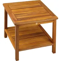 OEM Buiten-salontafel van hout, 120 cm, wit