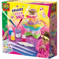 Ses - Galaxy - Badzout Lab - Knutselen Meisjes - Zelf Samenstellen met Badzout en Glitters - Vanaf 8 Jaar
