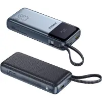Phreeze 2x 67W Powerbank voor Laptop - 65W Input & 67W Output - Vaste USB-C Kabel & LED Display - Draagbare Oplader - Externe Accu - Powerbank 20000 mAh