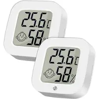 Equivera Huisthermometer - Kamerthermometer - Binnenshuis - Digitale Thermometer - Hygrometer