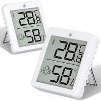 Equivera Huisthermometer - Kamerthermometer - Binnenshuis - Digitale Thermometer - Hygrometer