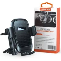 Xssive Telefoonhouder Auto Ventilatie Rond - Geschikt voor Mercedes Luchtroosters - GSM Houder Auto Ventilatierooster - Klem - Verstelbaar - 360 Graden Draaibaar