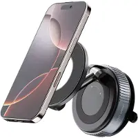 BONERUY X68 Telefoonhouder Auto - GSM houder - Magnetische houder met zuignap - voor alle telefoons - dashboard en glas - 360° Draaibaar