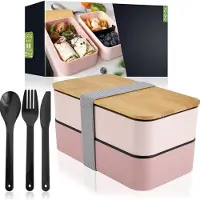 Equivera Lunchbox - Lunch - Trommel - Broodtrommel - Saladebox- Zakelijk, Reizen, School - Back To School - Voor Kinderen - Voor Volwassenen