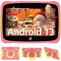 OEM Kindertafel voor 3-jarigen, complete set, roze, 7 inch
