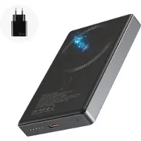 Phreeze Powerbank - Geschikt voor MagSafe - Powerbank 10000 mAh Inclusief 30W Snellader - Magnetische Draadloze Oplader