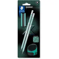 Staedtler Grafietpotlood norix blister 2 st hb zwart groen | 8 stuks