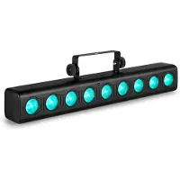 Fuzzix Orion Party Bar - Met 9x 6W RGBW LED's - DMX - Inclusief