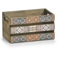 Zeller Decoratieve doos voor accessoires, MOSAIC, 24 x 14 x 13,5 cm, ZELLER