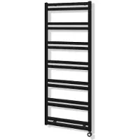 Maxaro Sirius Radiator Elektrisch | 50x127,6 cm Mat zwart 600 Watt Aluminium