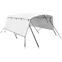 vidaXL Biminitop 4 bogen met zijwanden 243x(170-182)x137 cm