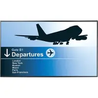 AG Neovo AG PD-55Q 55" LED (3840 x 2160 Pixels, 54.60"), Digitale bewegwijzering, Zwart
