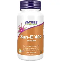 Now Sun-E 400 (60 Softgels) - vitamines, vitamine-e - vitamine-e