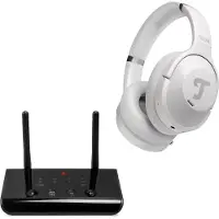 Teufel REAL BLUE NC 3 + FeinTech Bluetooth Audio System Koptelefoon Pearl white