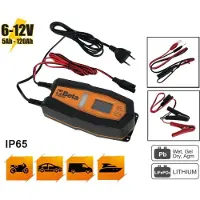 Beta Tools 1498H/4A: Multifunctionele elektronische lader, 6-12V, met LCD-display