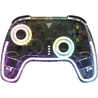 DragonShock Controller Orion Glow Draadloze RGB Schakelaar (Nintendo, PS3, Android, PC), Controller, Veelkleurig