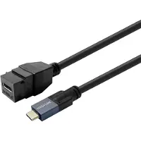 VivoLink PROKEYUSBCFM2B USB-C naar USB-A kabel, 2 meter, 20 Gbps