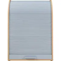 En.casa Opbergkast Kavlinge 80x60x40 cm naturel en grijs []
