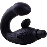 CHISA - Perineum Massager Silicone Black