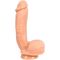 Hotlips - - Dildo Hard On T-skin 22 X 4.8 Cm Flesh - -