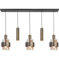 Highlight Hanglamp Marrone 5 lichts L 120 cm brons