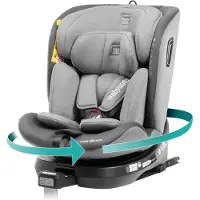 Babyauto Aitana I-Size Autostoel - 360º draaibaar - Isofix - 40-150 cm - 0-36kg - Tot 12 jaar - Kleur Grijs