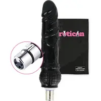 Eroticon Dildo - - Noir - 20 cm inbreng - Compatibele sekmachines - 3XLR