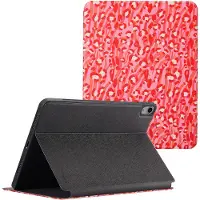 Selencia Vivid tablethoes voor de Apple iPad Air 11 inch (2026) M4 / (2025) M3 / (2024) M2 / Air 5 (2022) / Air 4 (2020) - Wild Spots Lipstick