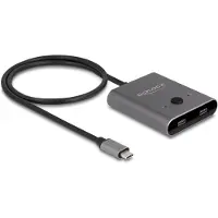 DeLOCK USB 10 Gbps USB Type-C Switch 2 to 1 bidirectional 8K