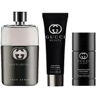 Gucci Guilty Pour Homme EDT, 90 ml + Aftershave 75 ml + Showergel 50 ml (voor mannen)