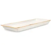 Salt & pepper Serveerschaal Artisan White Off-White 30,5 x 10,5 cm