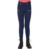 QHP Rijlegging Jaily junior Full grip Evening Blue - 116