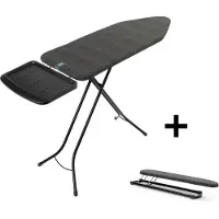 Brabantia strijkplank C 124x45 ssuh incl mouwplank denim black |