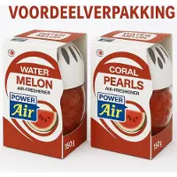 Power Air Voordeel verpakking - €8,50 per stuk - - Koraal parels - Geur parels - Luchverfrisser - Parels - Water meloen - koraal