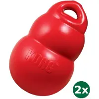 Kong bounzer rood 2x 14x14x20,5 cm