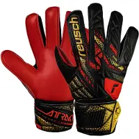 Reusch Sporthandschoenen 'Attrakt Solid Junior' goud / bloedrood / zwart