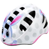 Meteor beschermhelm, kinderhelm, fietshelm, schaatshelm, MA-2 kinderfietshelm, maat S (48-52 cm), Bunny