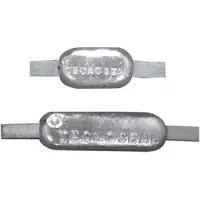 Tecnoseal Naval Sector Anode 4kg Zilver 340 x 25 x 5 mm