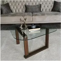 Skye Decor Locelso Salontafel | 100% Massief Hout | Notelaar