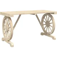 vidaXL Tuintafel 115x55x65 cm massief vurenhout