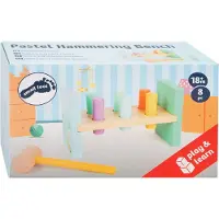 Small Foot - Houten Hamerbank Pastel, 8dlg.