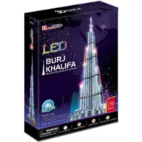 Cubicfun 3D Puzzel - Burj Khalifa LED (136 stukjes)