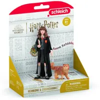 Schleich WIZARDING WORLD - Hermelien Griffel en Knikkebeen - Hermione Granger & Crookshanks - Harry Potter - 42635