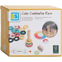 BS Toys Kleurcombinatie Race Spel - Educatief Speelgoed - Strategisch Actiespel - Kinderspeelgoed - Vanaf 4 Jaar - 2 tot 4 Spelers