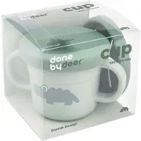 Done by Deer Drinkbeker - Foodie - Croco Green - - OneSize - Bekers