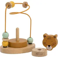 Trixie Baby Houten Kralenframe - Mr. Tiger - Houten Bead Maze - Educatief speelgoed - Voor Jongens & Meisjes - Tijger