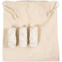 Creativ Company Hobbyset Macramé Tas Wit