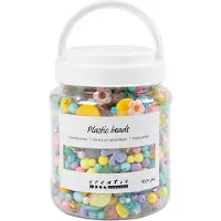 Creativ Company Plastic Kralen Diverse Kleuren 700ml